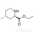 Etil (2R, 4R) -4-metil-2-piperidinkarboksilat CAS 74892-82-3